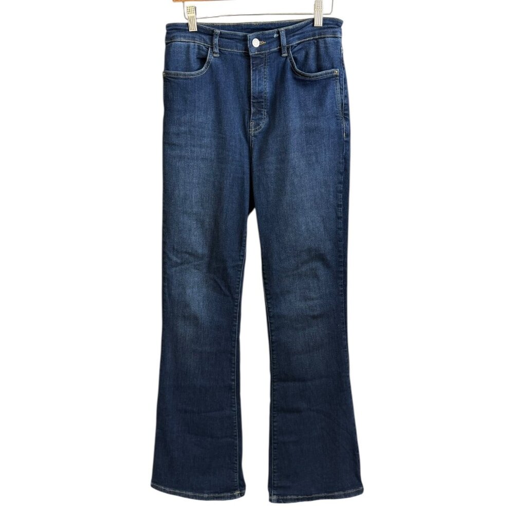Massimo Dutti Dark Wash Bootcut Jeans Size 8 Minimalist Western